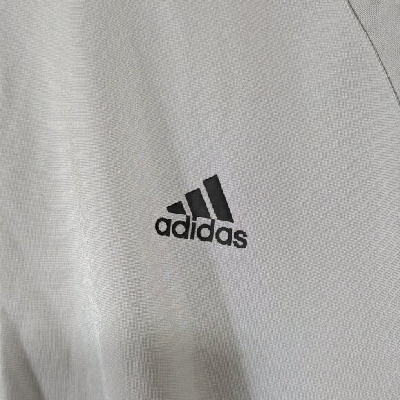 Adidas 3 Stripe Full Zip Track Jacket Grey - Size XL - Picture 5 of 11